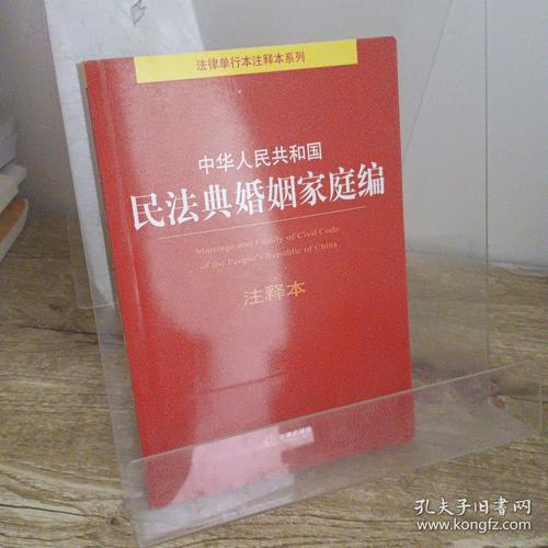 民法典婚姻家庭编正版书籍实拍