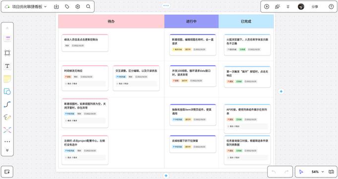 在线协作看板工具如Trello界面