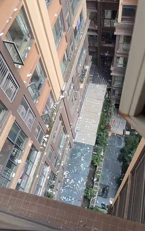 小区高空坠物侵权责任纠纷现场图