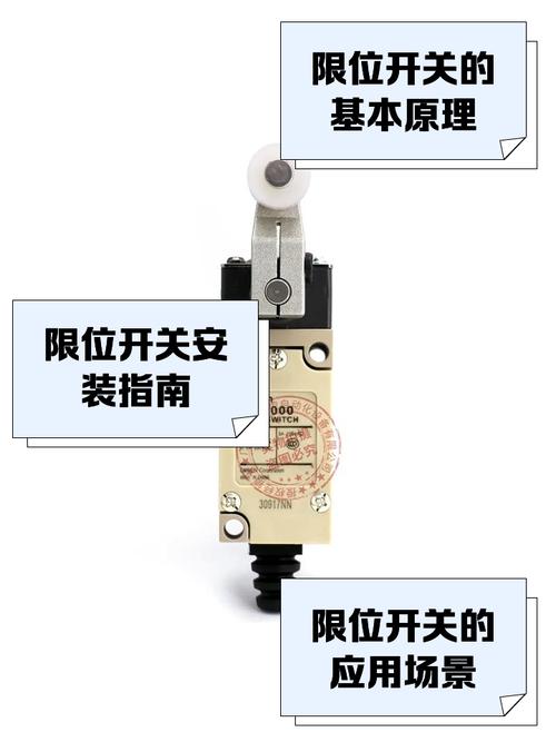 带有强制断开符号的安全限位开关实物标签