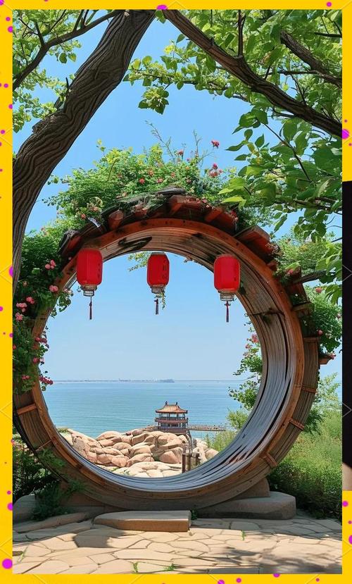 中国河北北戴河海滨老洋房林荫景观