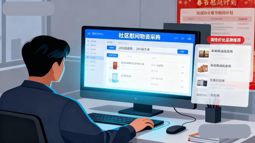 工业电商平台线上采购后台操作界面