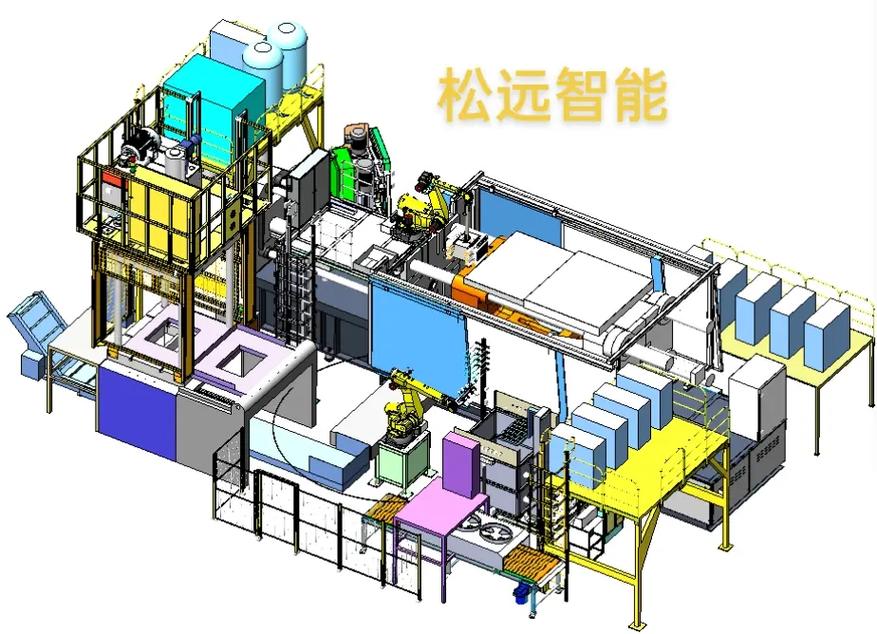 压铸岛机器人取件自动化单元