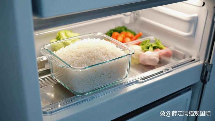 冰箱冷藏隔夜剩米饭状态