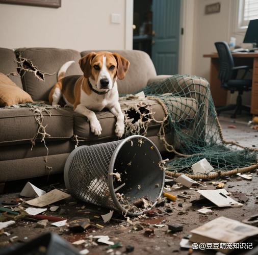 独自在家的柴犬趴在门口拆咬脚垫