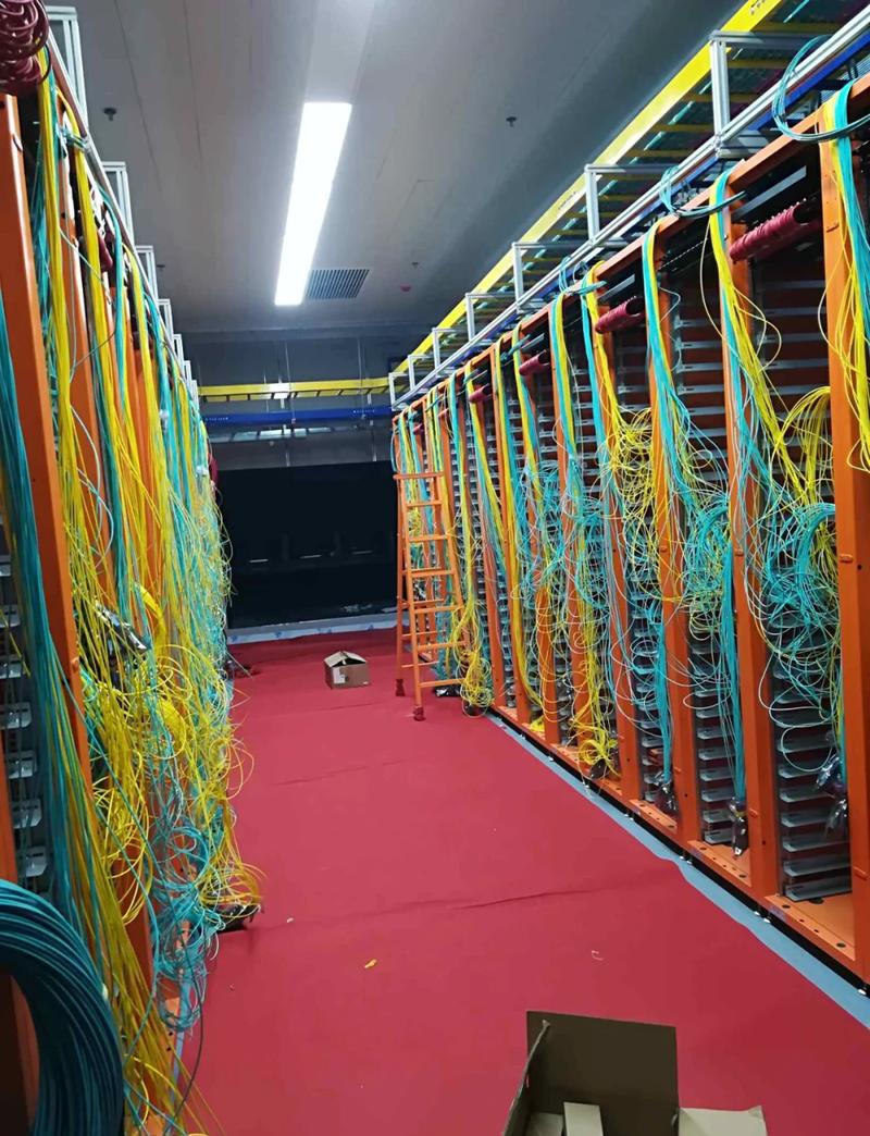 智能输送流水线集成控制柜内部布线实拍