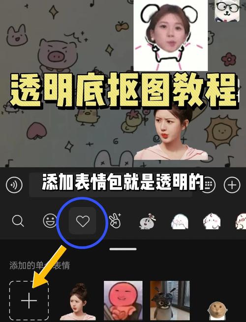 表情包制作智能抠图边缘对比图