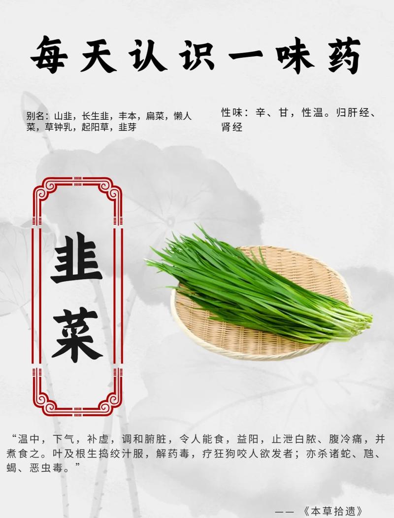 韭菜:春食则香,夏食则臭,但别吃错了时辰