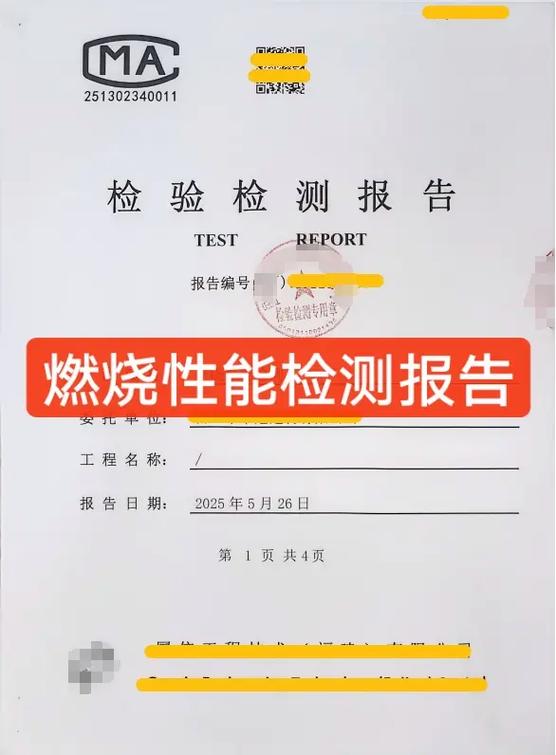 合格聚苯板离火自熄测试