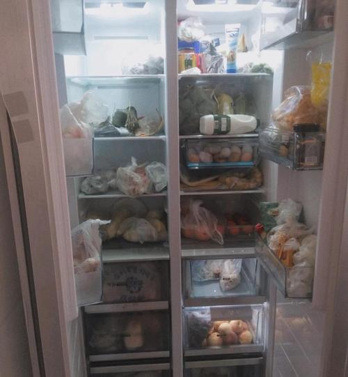 家用冰箱冷冻层冷链食材分装实拍图