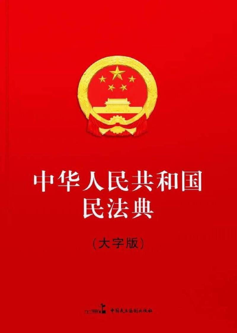 中华人民共和国民法典单行本实物图
