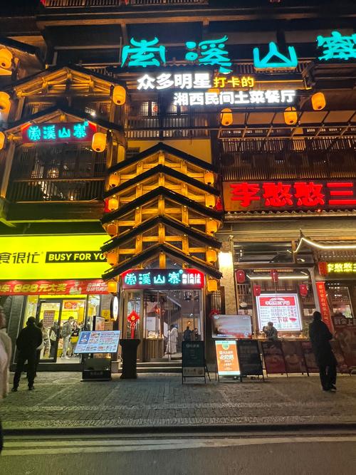 张家界景区门口避雷店铺