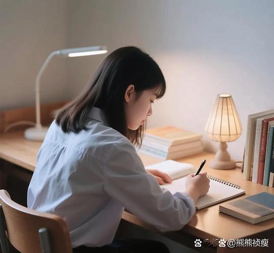 大学生坐在教室里看着窗外迷茫思考未来职业