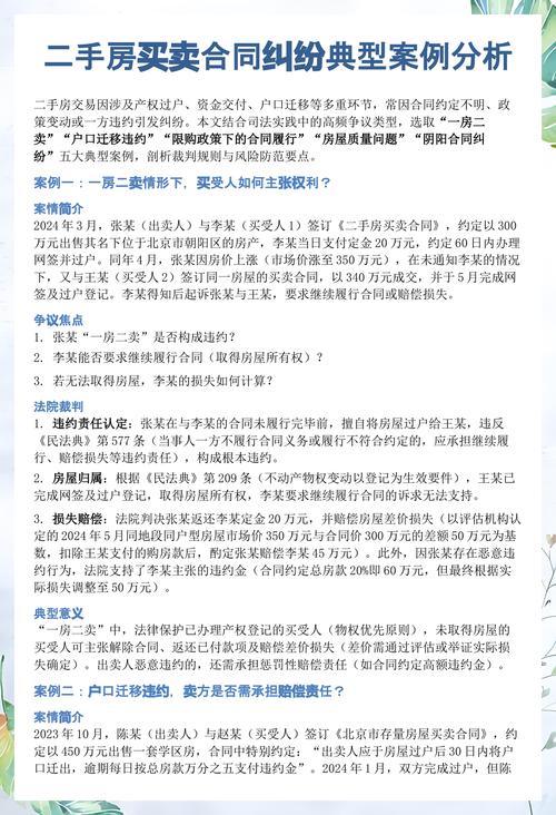 二手房一房二卖纠纷核心证据材料清单