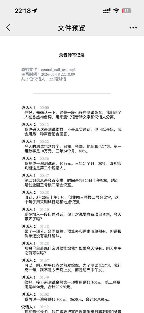 合法访谈录音整理标注样稿