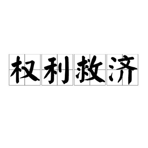 权利受损后的救济问题
