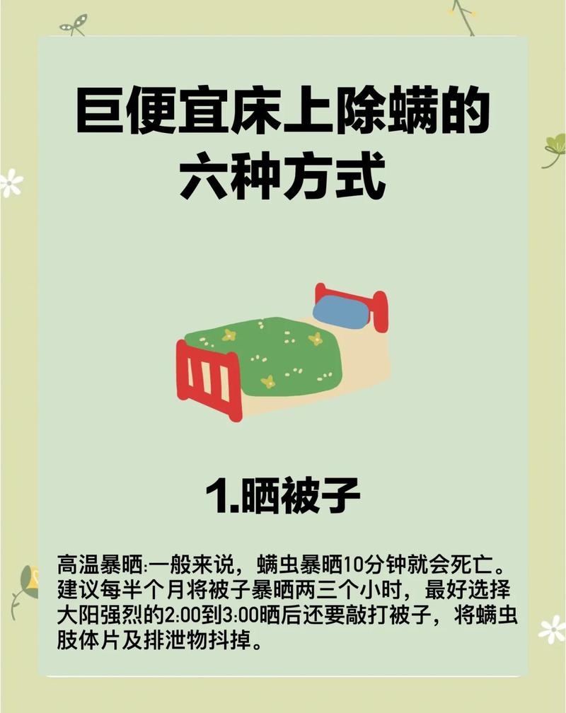 真正管用的除螨操作，普通人在家就能做
