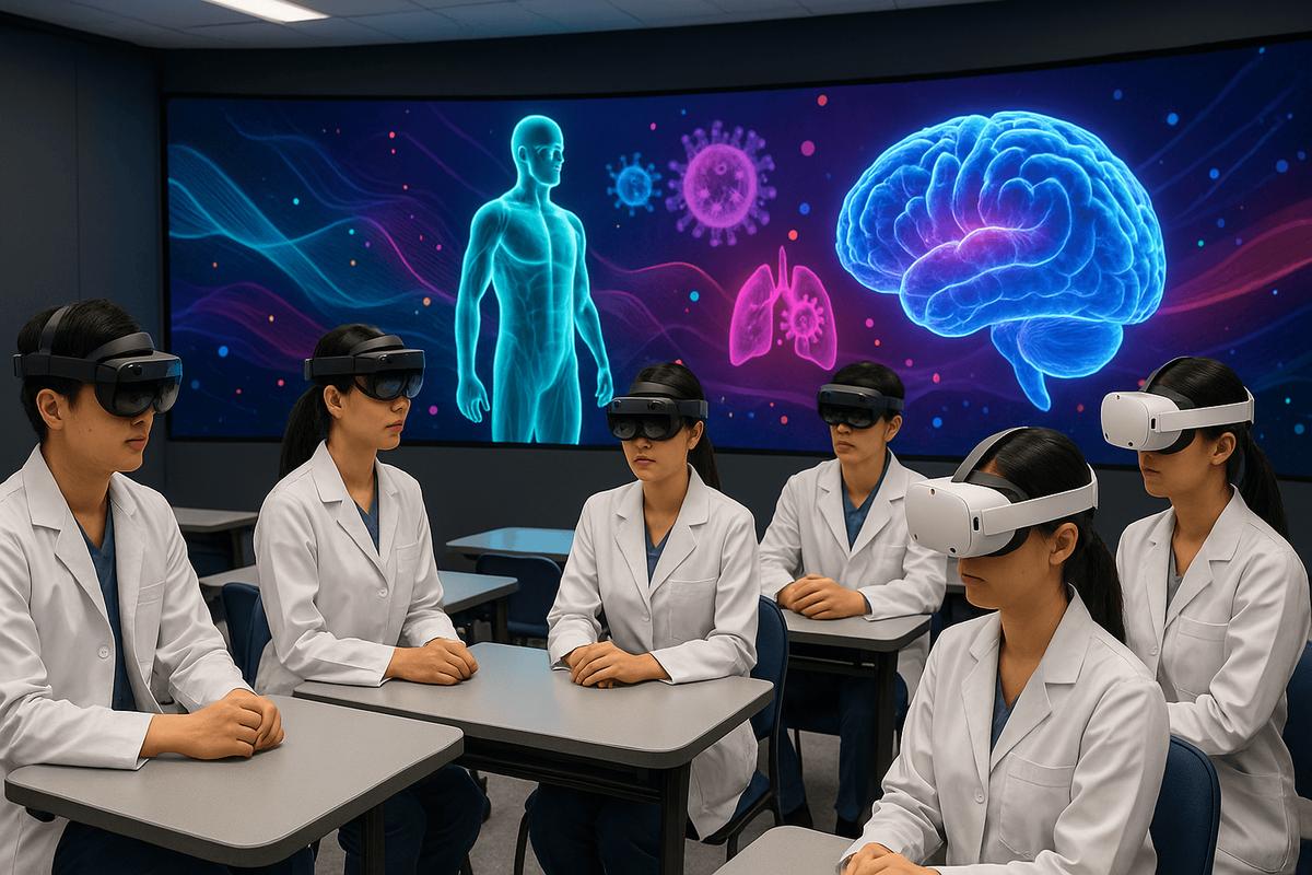 元宇宙VR医学生解剖实训场景