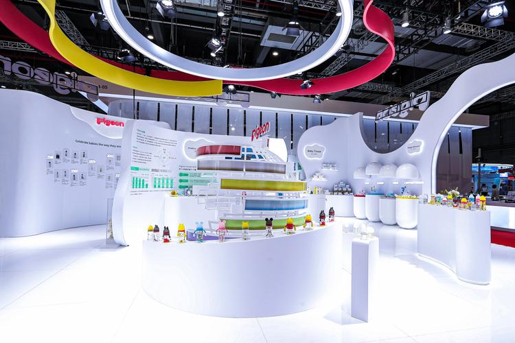 国内母婴用品展会现场品牌展区实拍