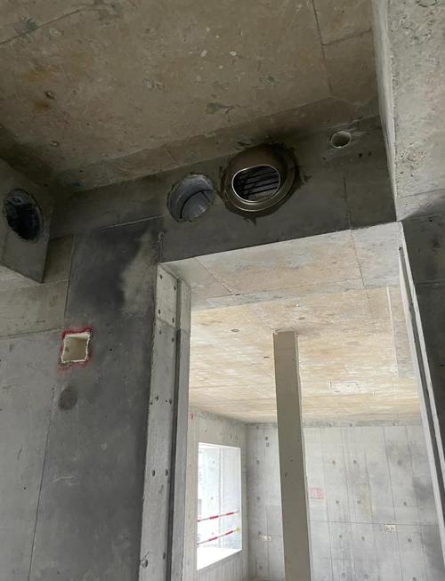 无窗卫生间通风改造管道排气安装图