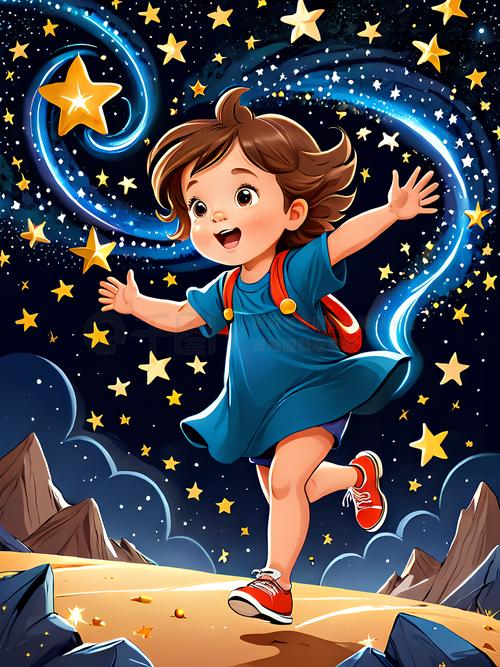 儿童绘本里不同长相普通人的插画页