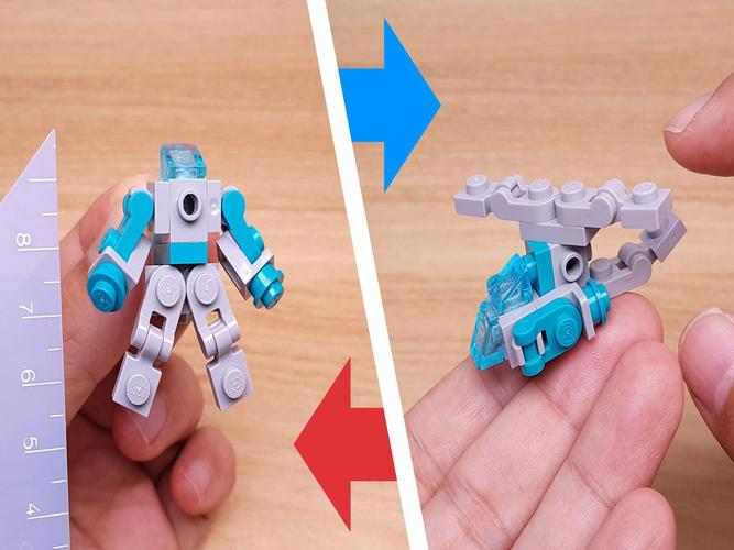 儿童拼搭简易乐高机器人作品