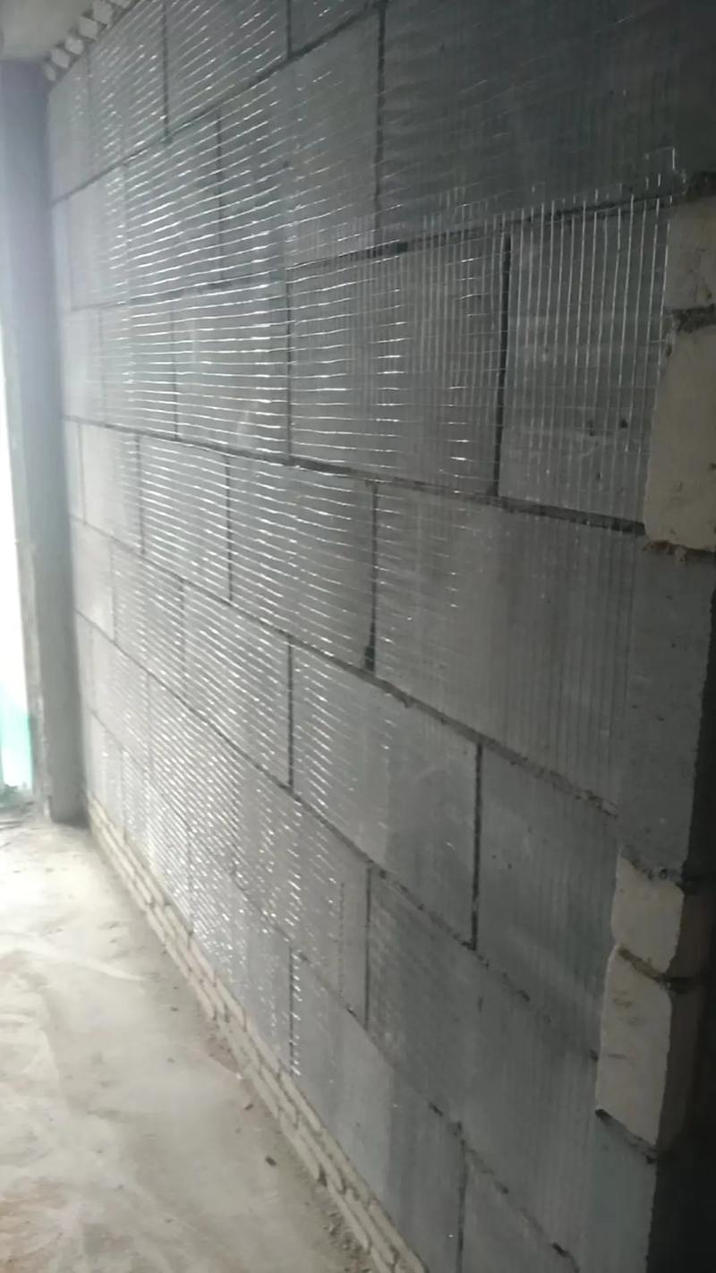 砌墙工程植筋与挂钢丝网施工细节