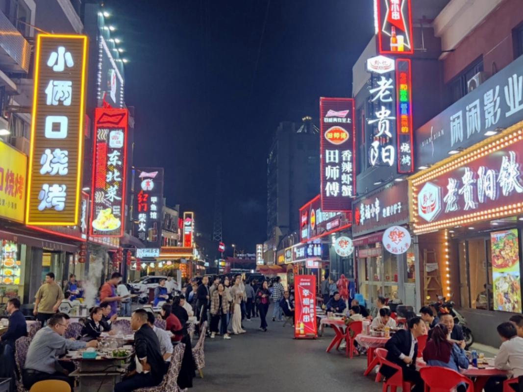 贵阳夜市全景