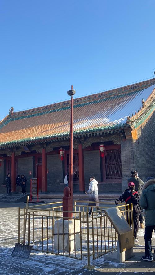 沈阳故宫清宁宫索伦杆近景拍摄