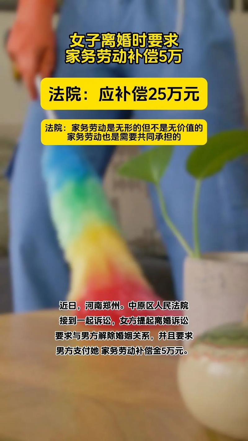婚姻家庭法家务劳动补偿案例判决书截图