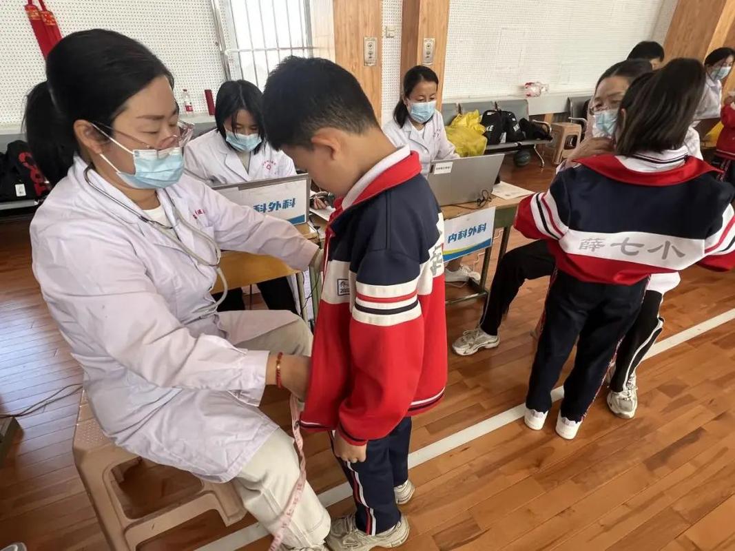 小学生超重体检场景