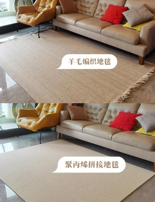 家装不同材质地毯更换样品对比图