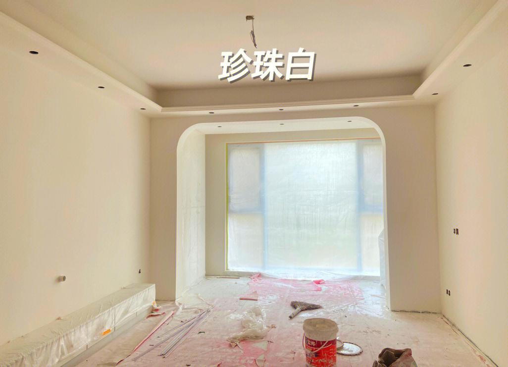家装室内墙面植物基乳液完工实拍图