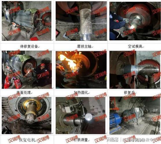 车间计划停线间隙维修人员更换液压泵轴承