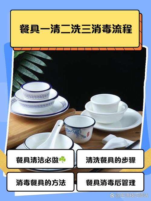 便携餐具套装使用后简易清洗方法图示