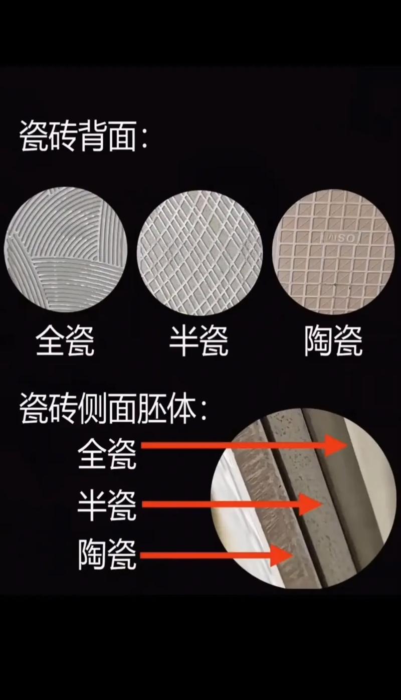 瓷砖中板与常规瓷砖厚度对比实测图