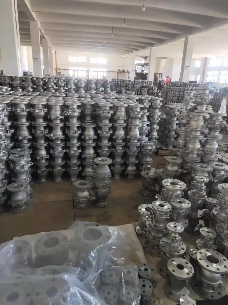 球阀生产厂家成品堆放区