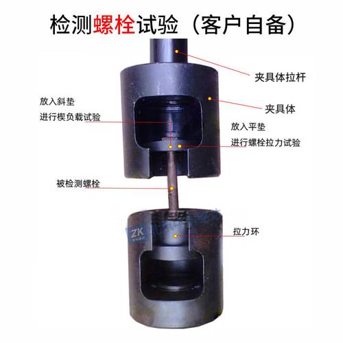 工业紧固件螺栓拉力试验断裂对比
