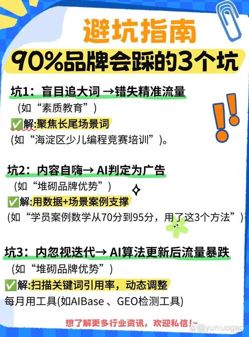 GEO关键词分类要避的三个坑