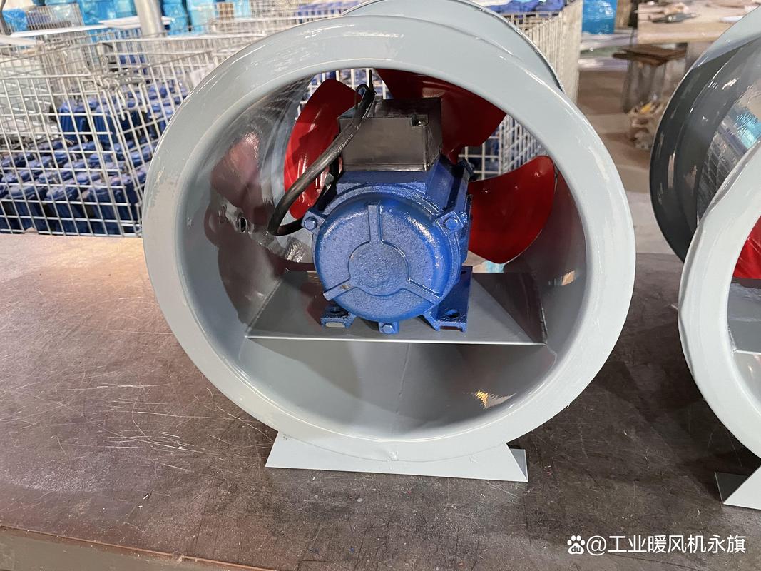 化工车间防爆型工业风机安装现场图