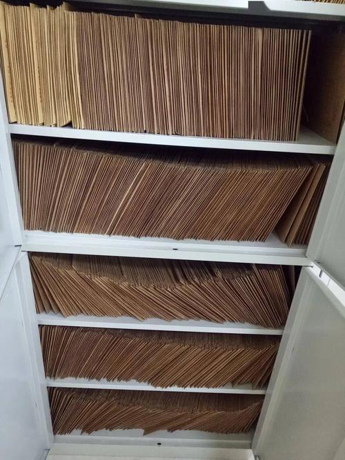 机械制造车间旧纸质零件记录存档架