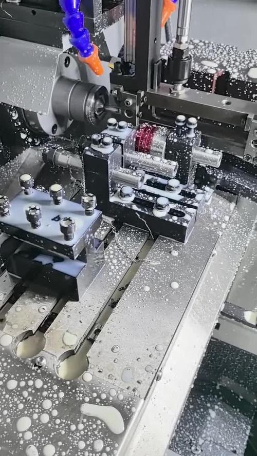 工业数控车床钻孔加工操作图