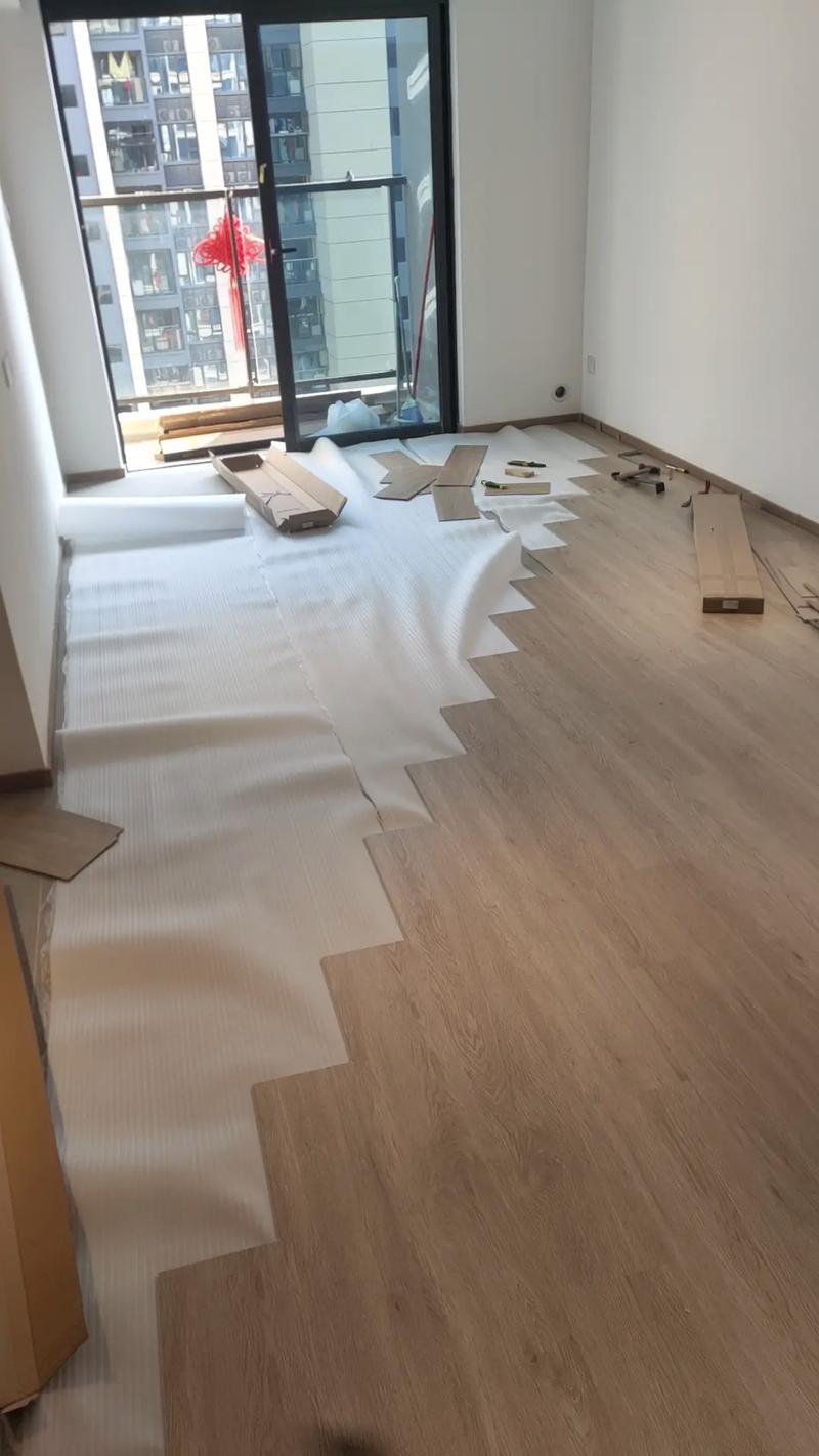 儿童房SPC石塑地板铺装效果图
