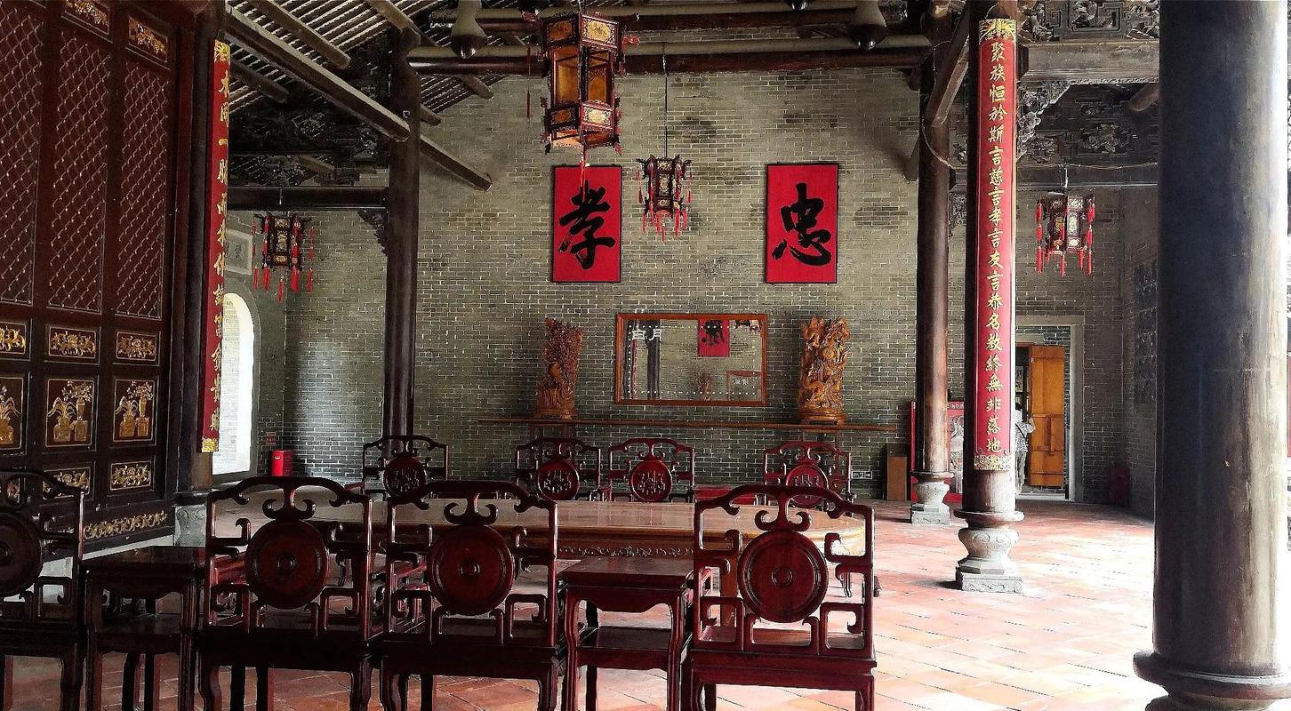 县级文保单位清代祠堂内部实景