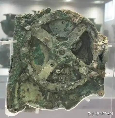 安提基特拉机械青铜齿轮残骸CT扫描图