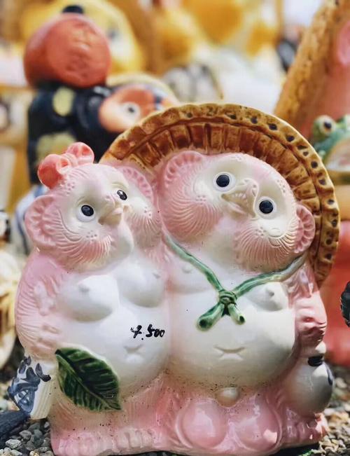 京都小店狸猫印章明信片手工特写