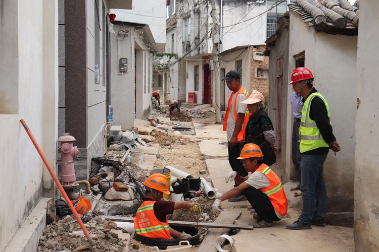 拆迁律师现场勘查房屋和果树