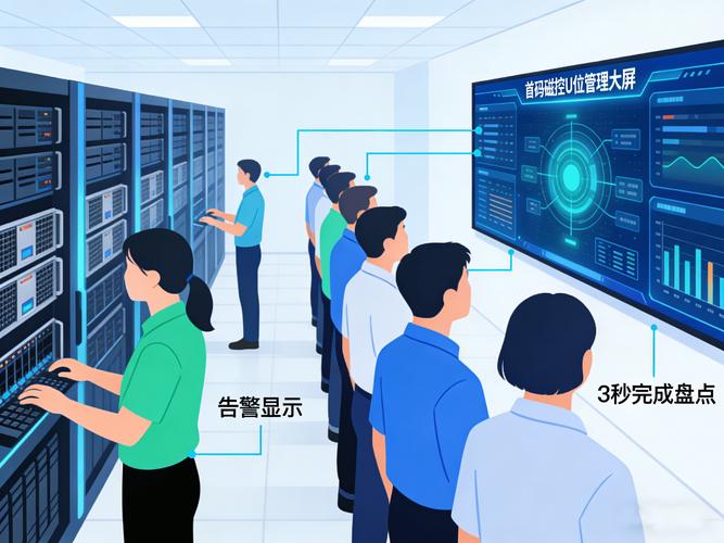 数据中心智能运维传感器部署实拍