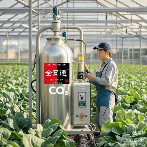 蔬菜大棚管道通入食品级二氧化碳气肥