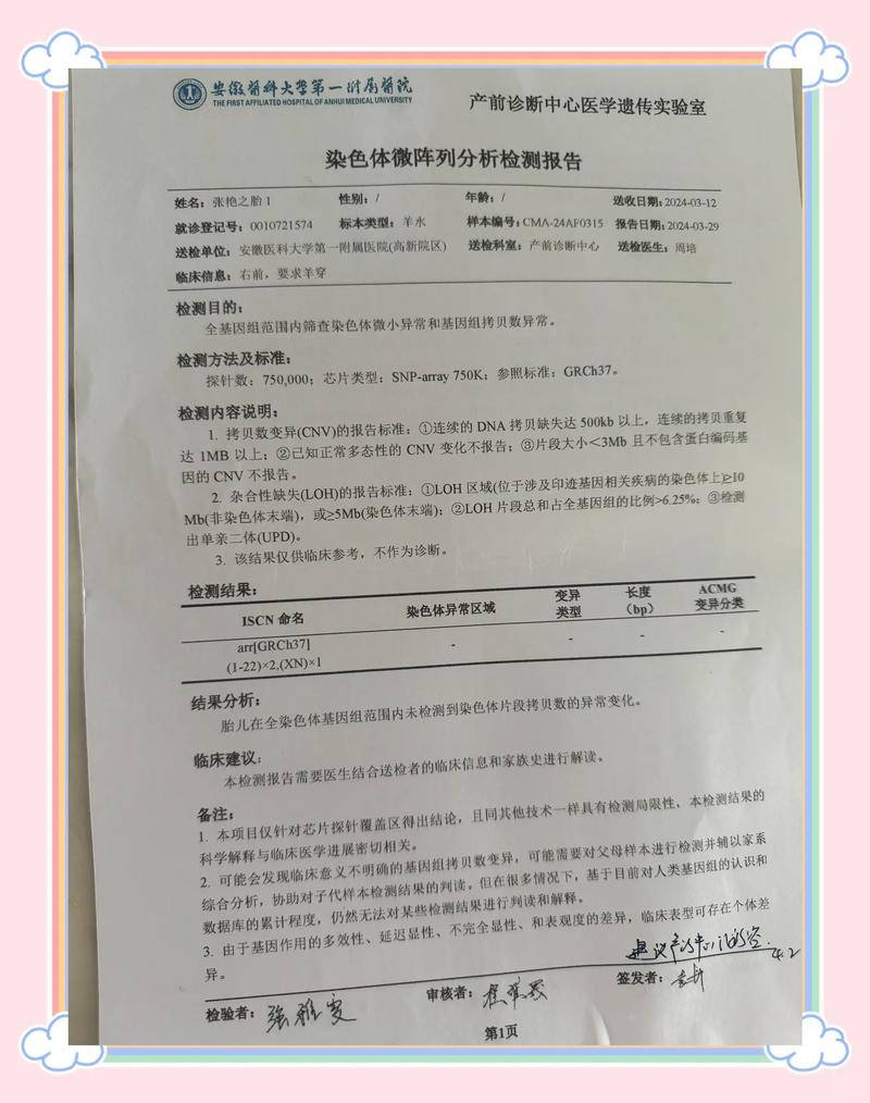 家庭基因健康分析报告